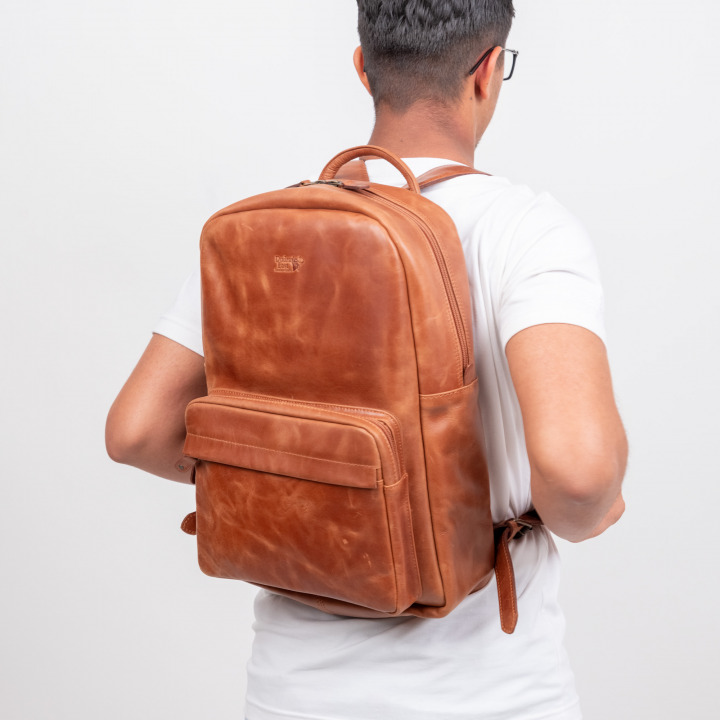 Hochwertiger Lederrucksack| Modern| für Damen Herren