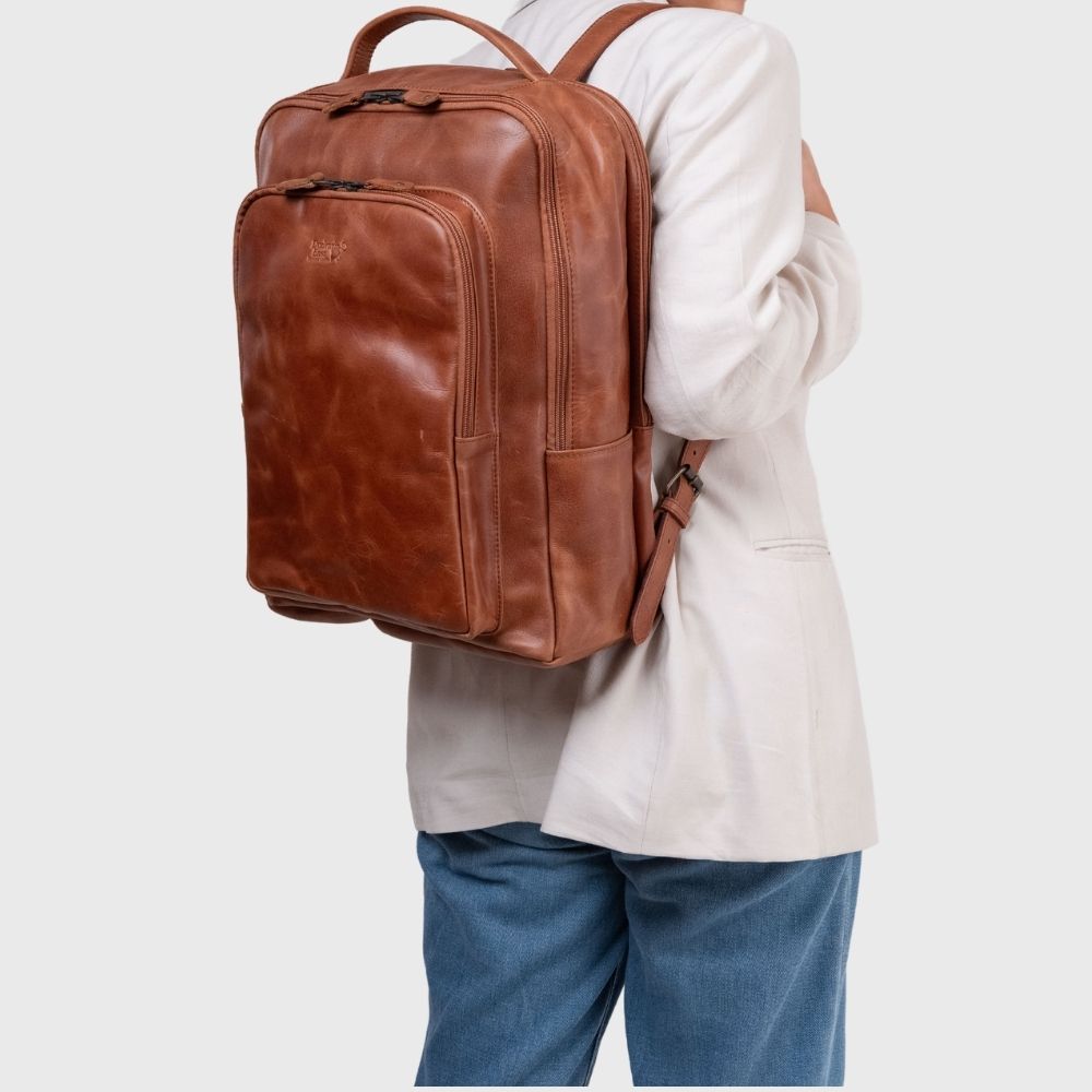 Business Rucksack Braun 2218 5