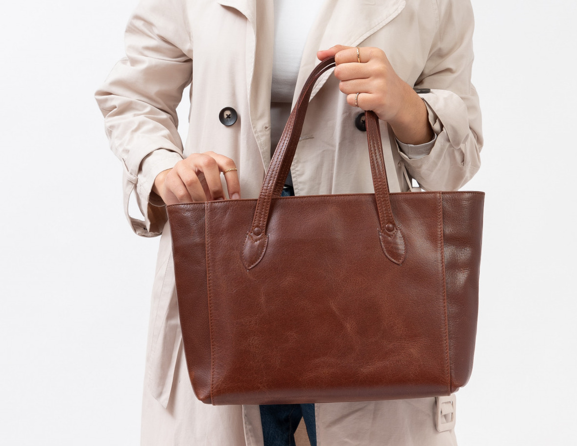 Leder Tote Bag 2725 V 2