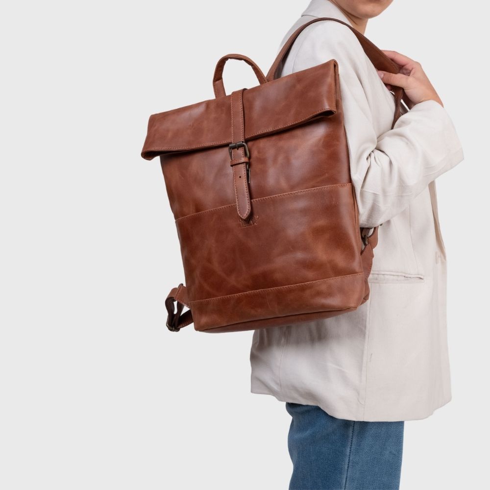 Rolltop Rucksack braun 2233 5 (2)