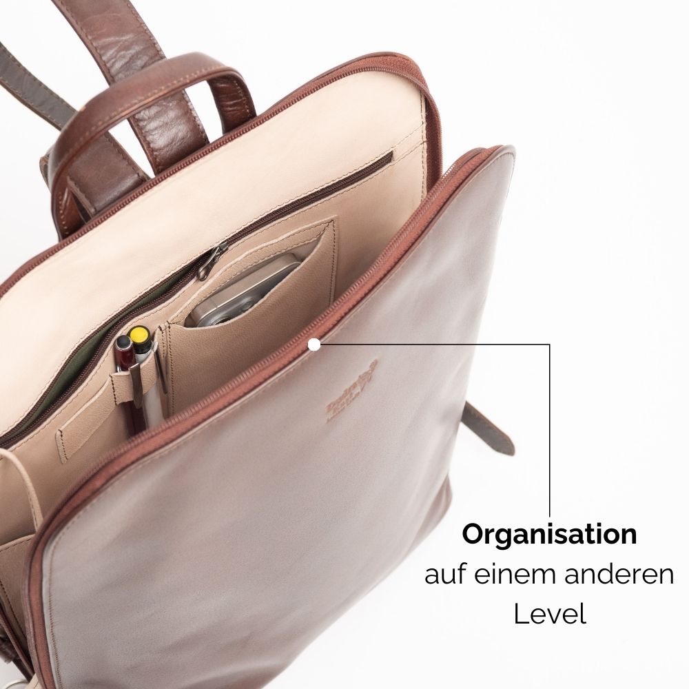 Rucksack Elegant Braun 2236 4