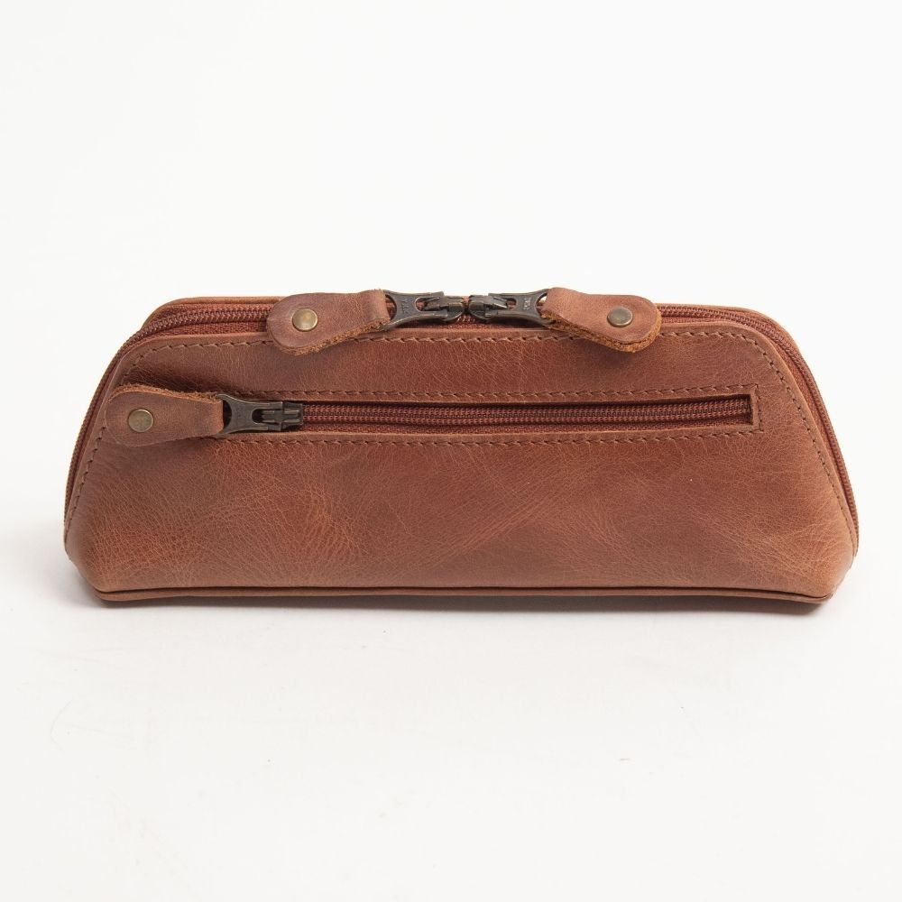 Stifteetui Leder Cognac 2626 2