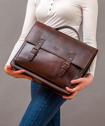 Leder Aktentasche 9242