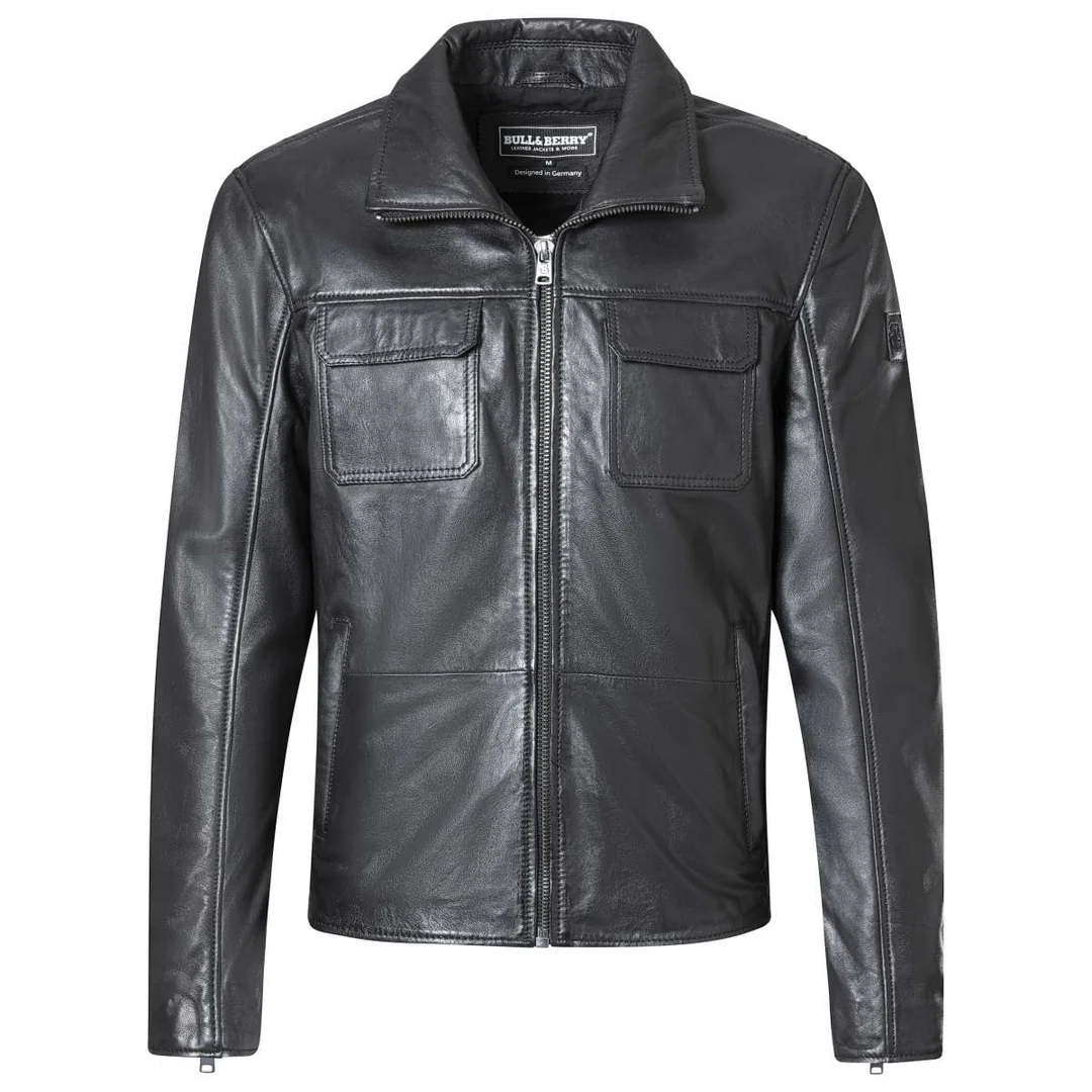 Elegante Lederjacke 1085